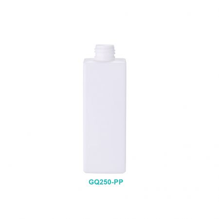Bouteille carrée en PP de 250 ml